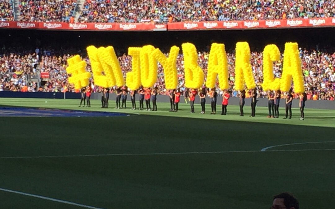 Mes globus amb el Barça